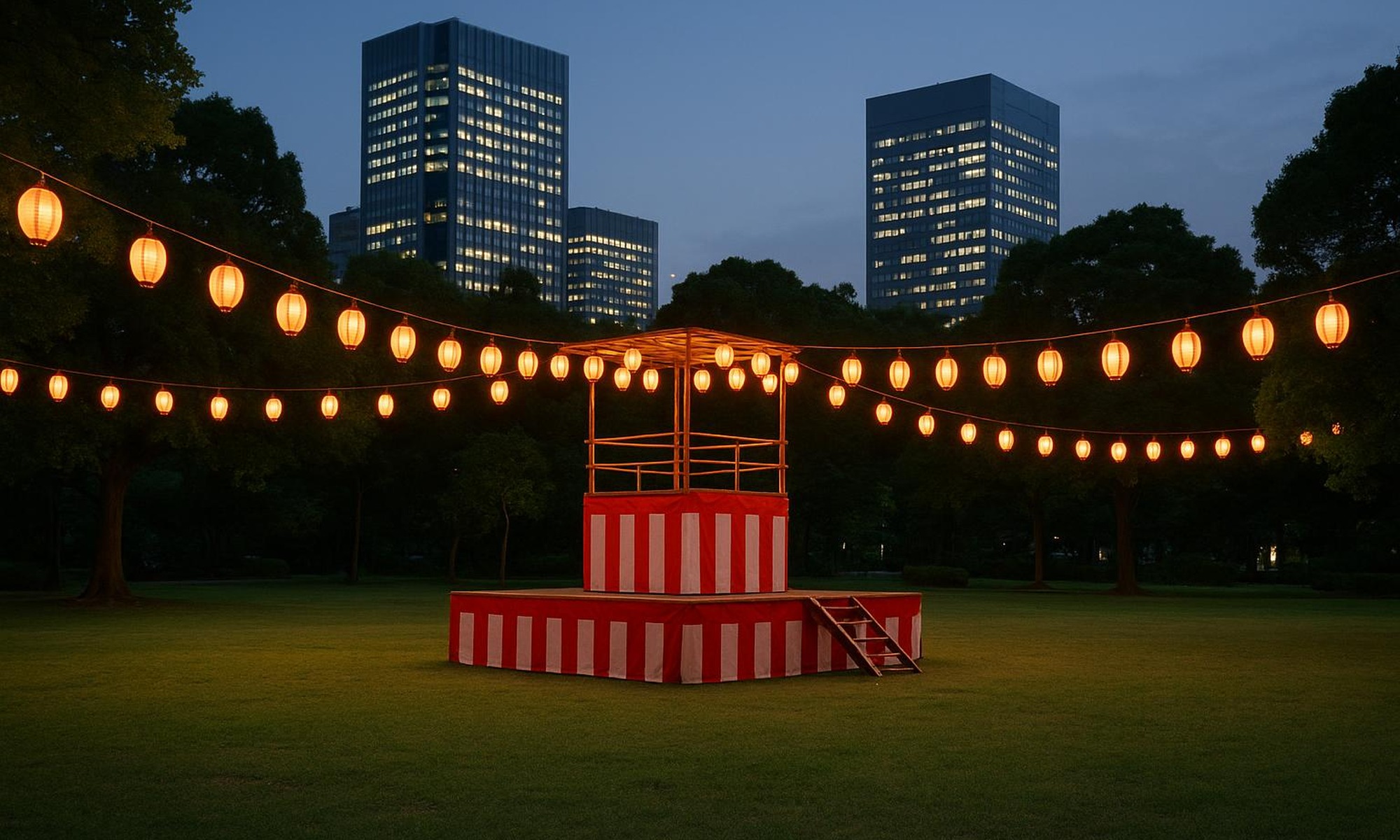 新宿中央公園 夏まつり・納涼盆踊り