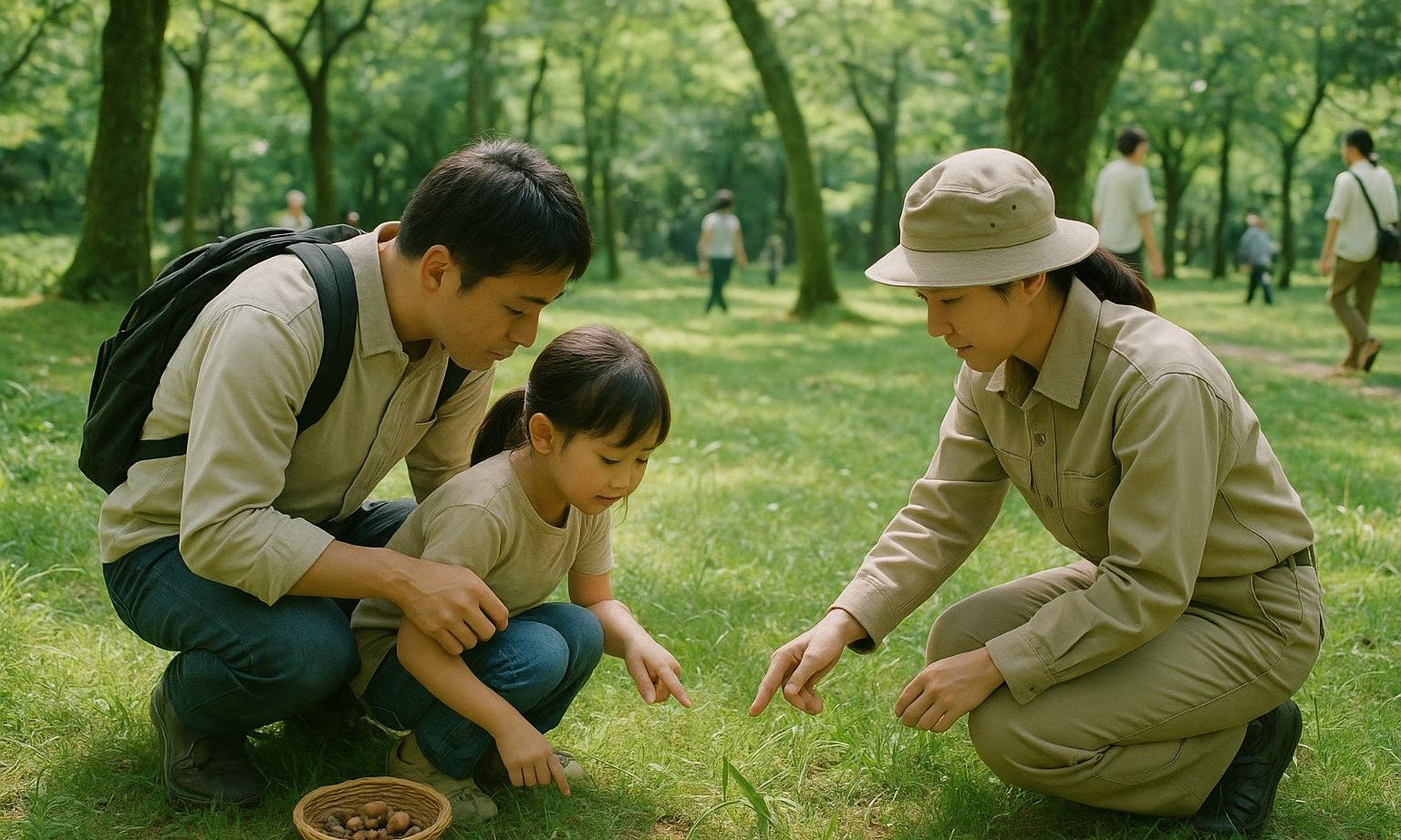 母と子の森自然教室