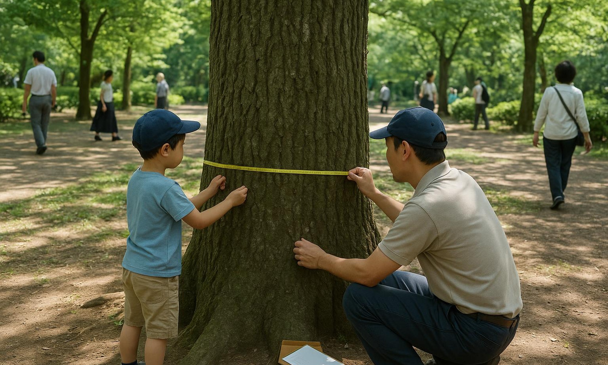 夏休みプログラム「この木げんきかな？～木を守る親子おしごと体験～」