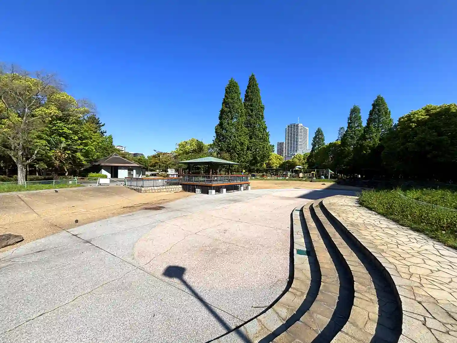 北の冒険広場の徒渉池