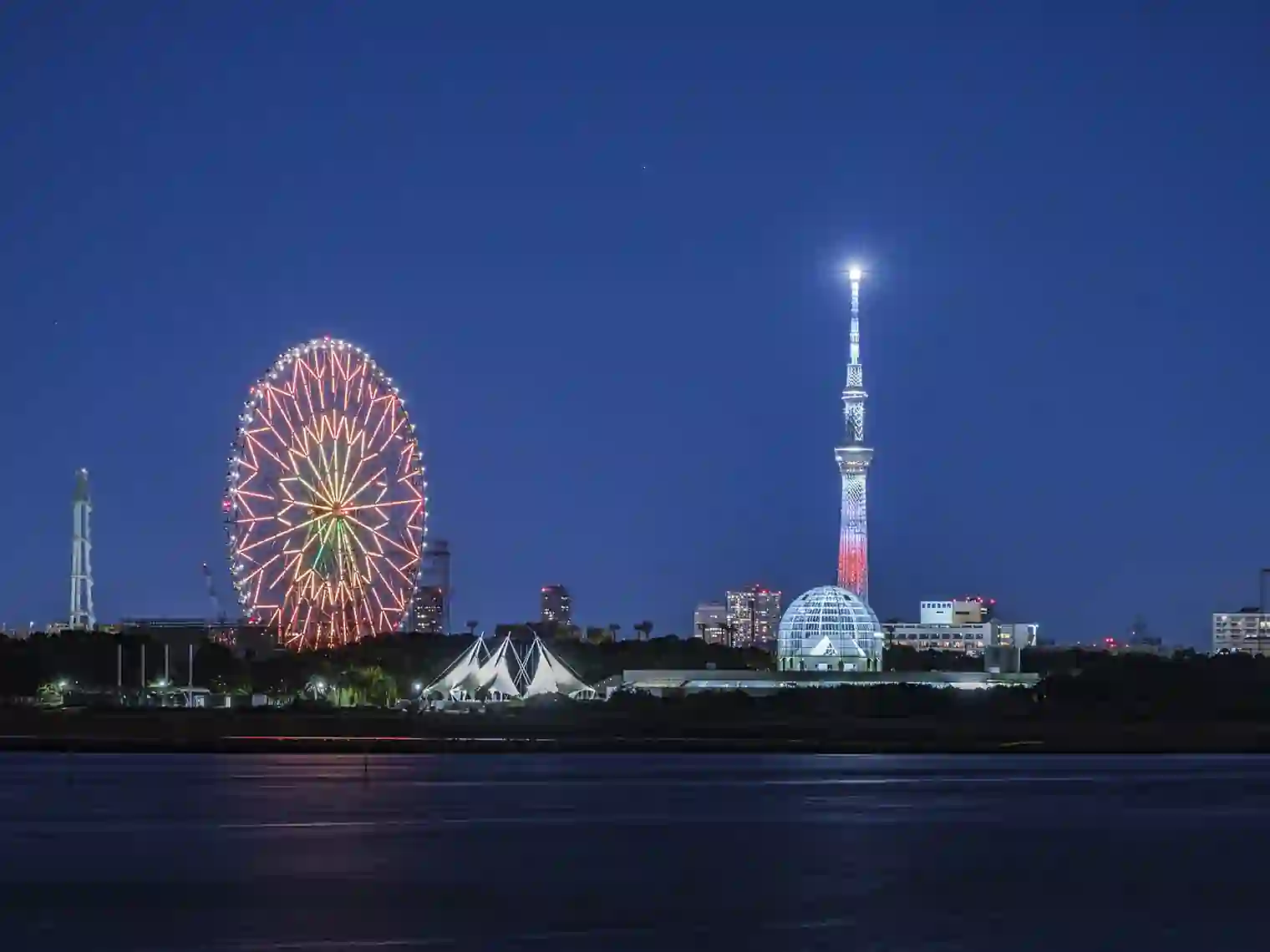 葛西臨海公園の夜景［PIXTA画像］