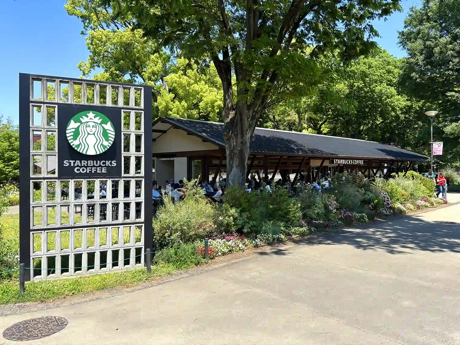竹の台広場のスターバックスコーヒー