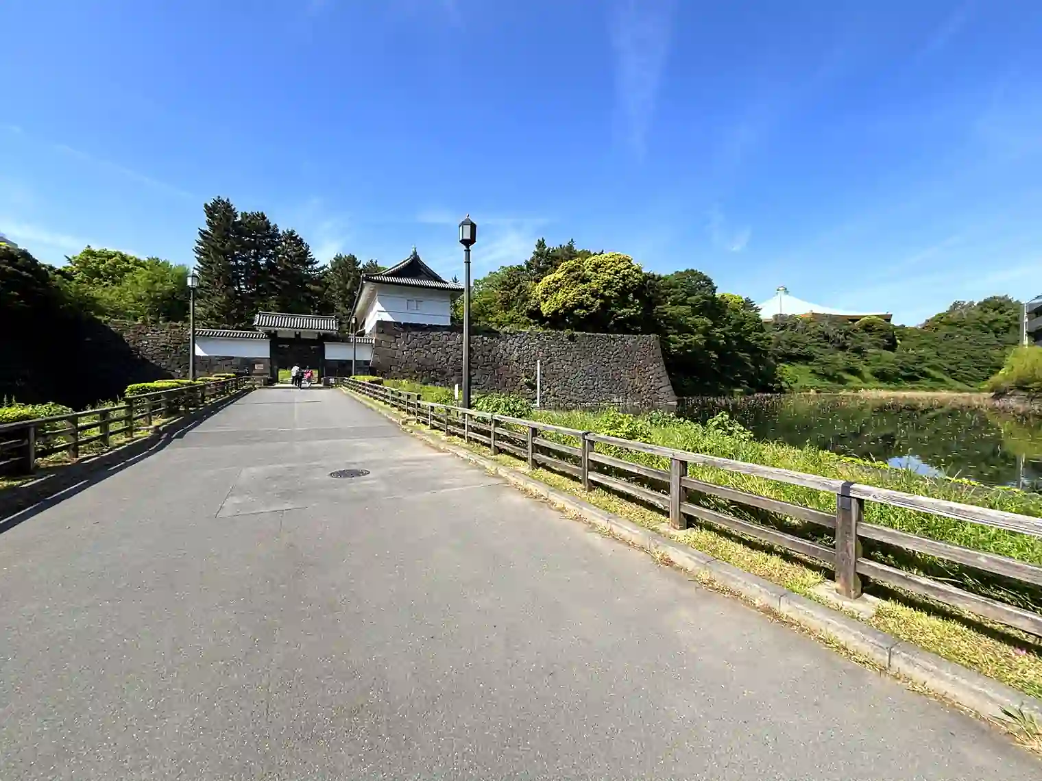 清水門川公園入口