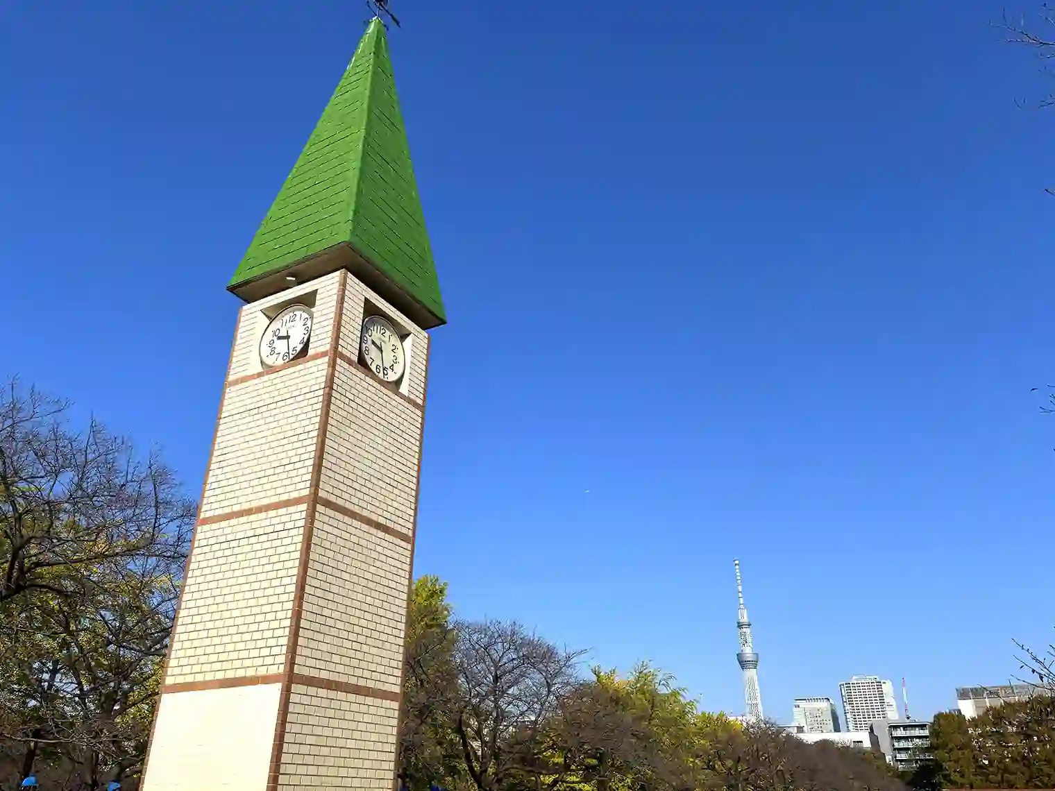 統計塔とスカイツリー