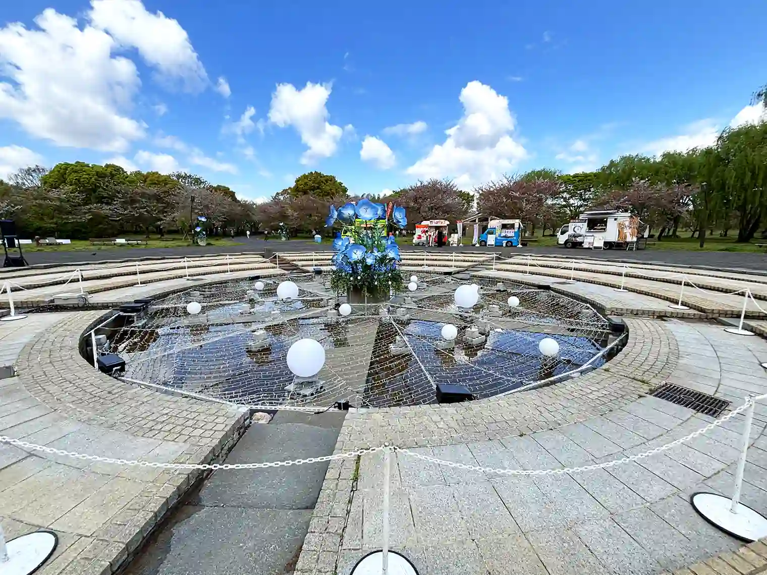 噴水（B地区）
