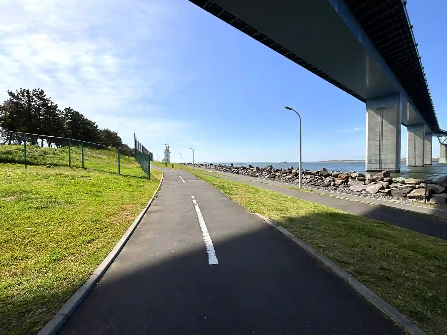 サイクリングコース（若洲海浜公園）