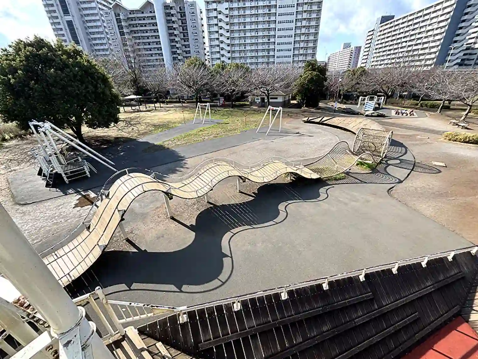 巨大アスレチック（自由の広場エリア）