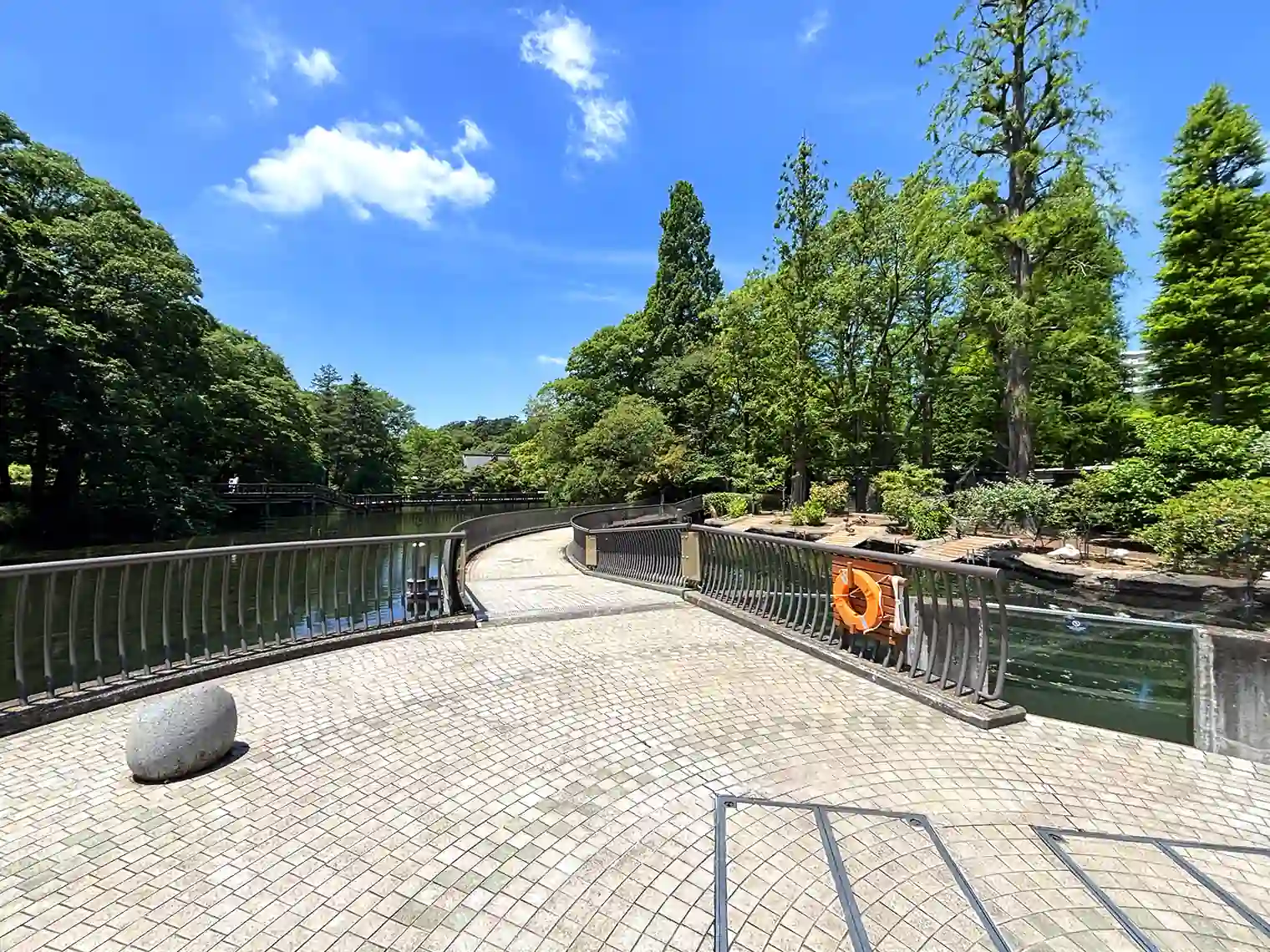 水生物園（分園）内の橋