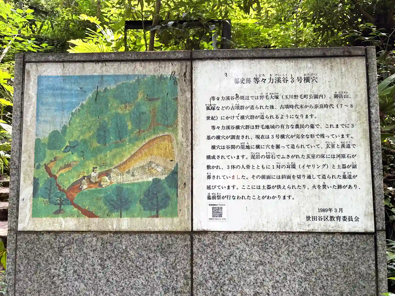 等々力渓谷3号横穴