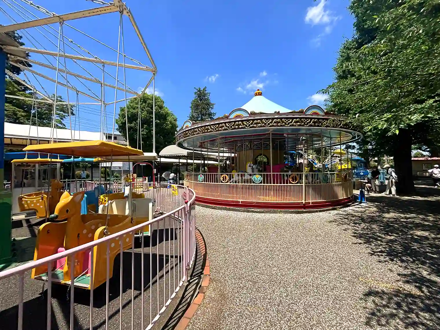 動物園（本園）内のスポーツランド（遊園地）