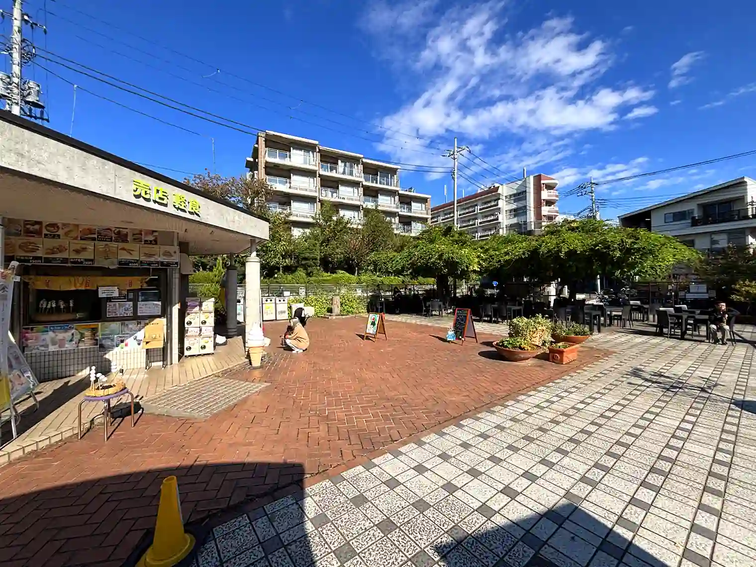 ボート乗り場の売店