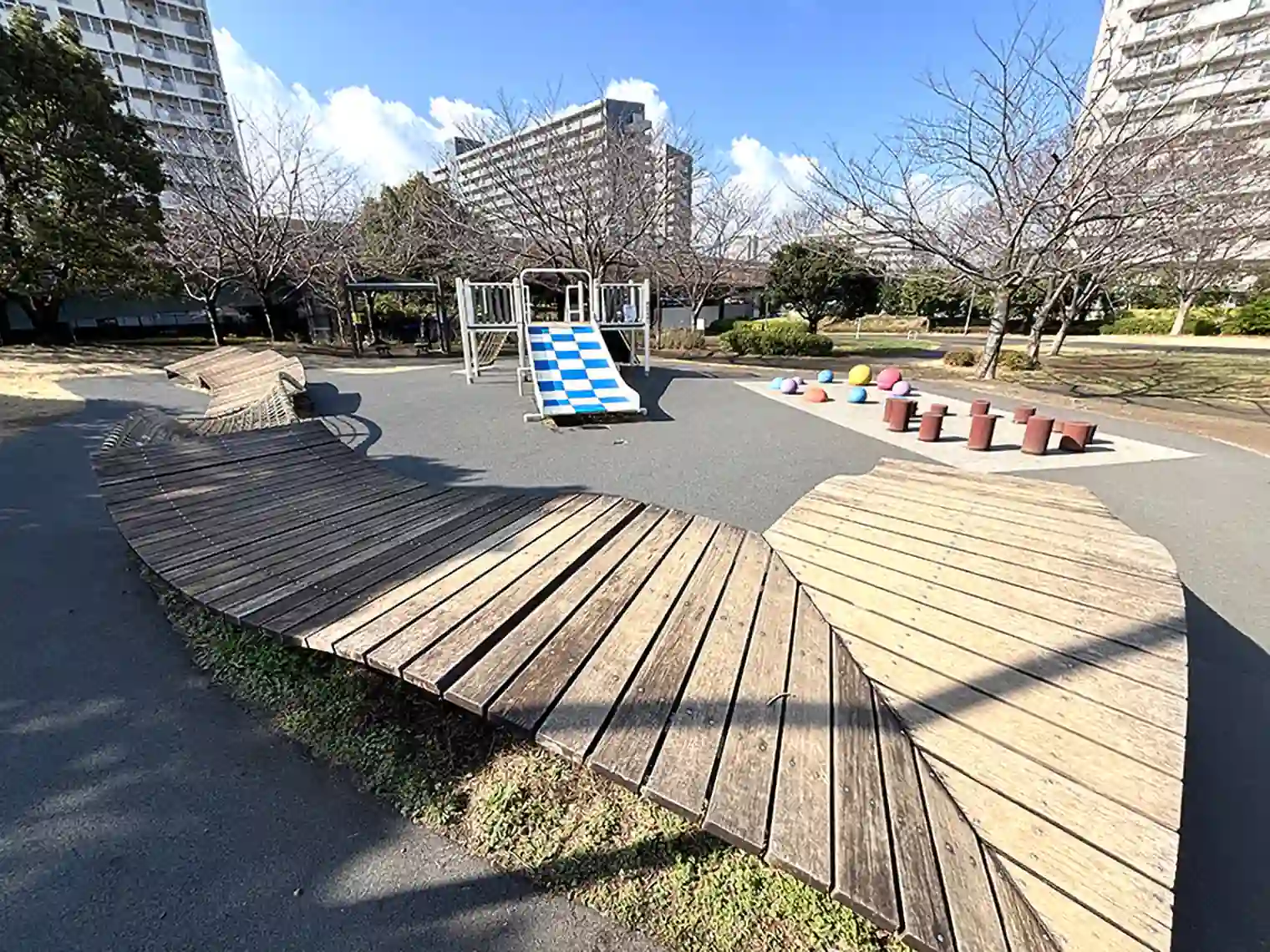 巨大アスレチック（自由の広場エリア）