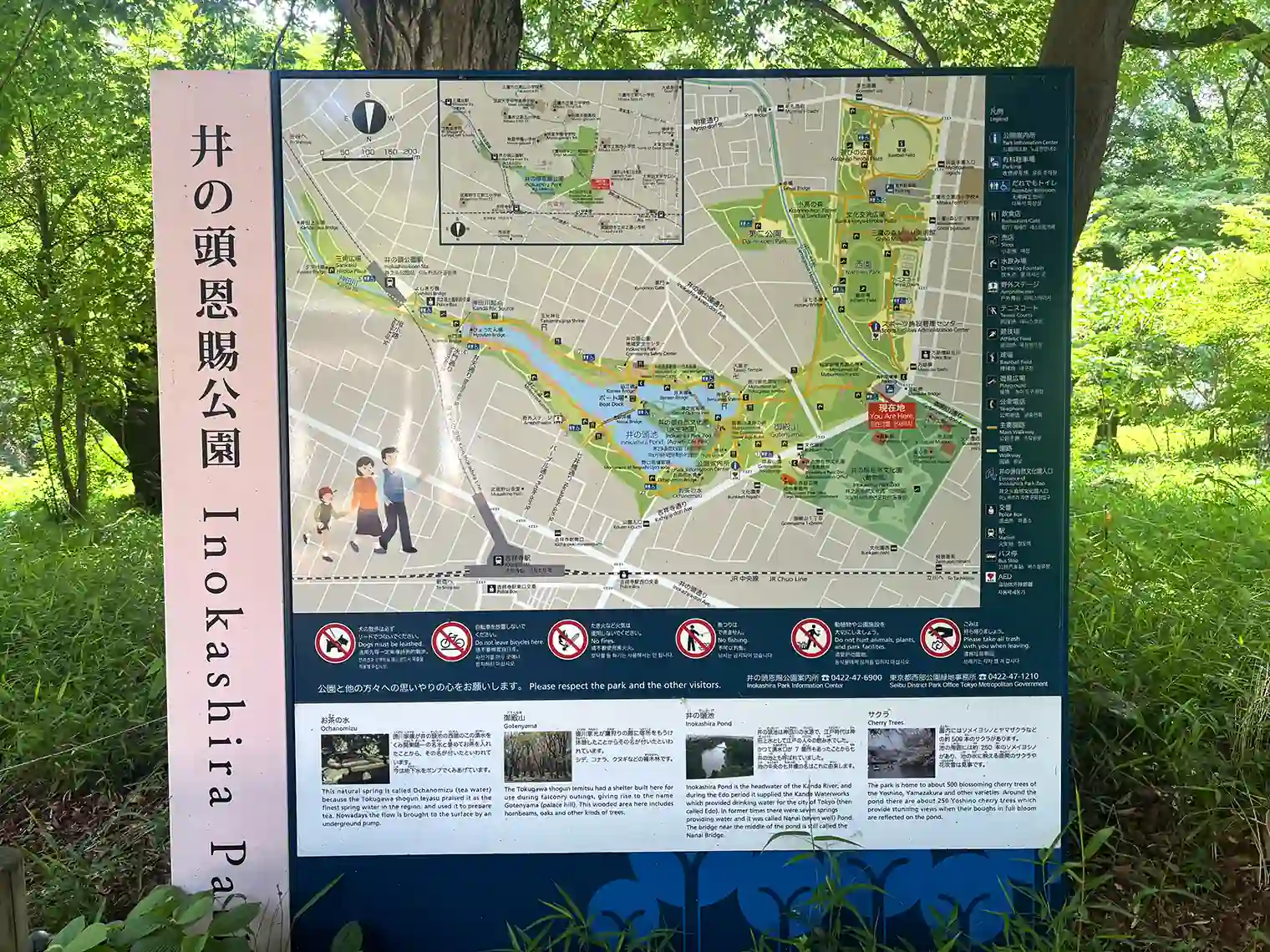井の頭恩賜公園マップ